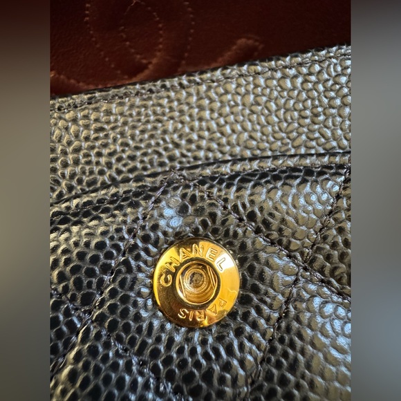 💞Authentic💞Chanel Classic Double Flap Bag Quilted Caviar Small Black GHW - Picture 6 of 14